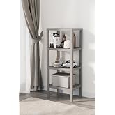 Mithra Life 4 Katlı Plastik Gri Banyo Mutfak Rafı MIT1051 | 4 Katlı K&ouml;şe Rafı | Banyo, Mutfak ve Kiler İ&ccedil;in Yer Tasarruflu Or