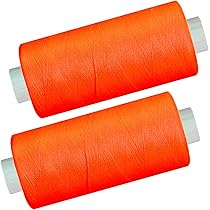 Filo Da Cucire Giallo Neon - 2 Bobine Da 500m In Poliestere - Foto 6