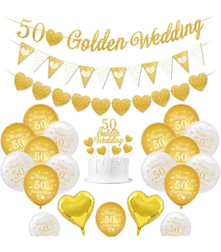 Sierconfetti 50 goud | Gouden confetti 50 jaar Tafeldeco | De Goede Keus