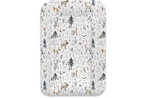 Albero Mio Animals & Love Lion Wickelauflage abwaschbar und schadstofffrei (Scandinavian Forest)