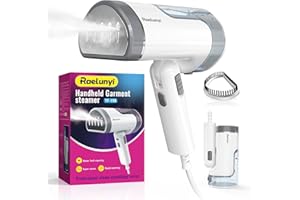 Raelunyi Ferro da Stiro Verticale, Potente Stiratrice Verticale, Design Pieghevole e Portatile, Riscaldamento Rapido, Adatto per Casa e Viaggio, Ideale per Vari Tessuti