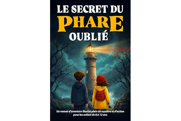 Le secret du phare oublié: Livre enfant de 8 à 12 ans – Un roman d’aventure illustré plein de mystère et d’action – Une histoire pleine d’énigmes, de trésor caché et d’enquête captivante