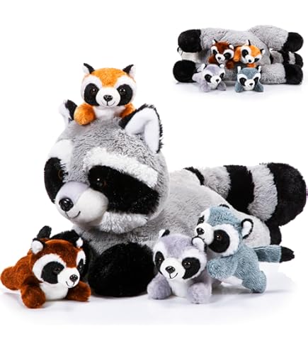 IKASA Giant Raccoon Plush Animal Toys - 78 cm Large Raccoon Cute