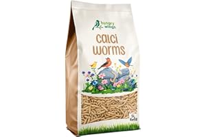 Premium Wild Bird Food 5L Refill, (5L Bag, Calci Worms)
