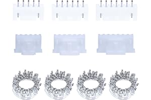 CQRobot JST XHB 2,54 mm Tonhöhe 5-Polige / 6-Polige / 7-Polige Steckverbinder IC Männlich Stecker, Weiblich Buchsengehäuse und T-Crimp-Klemme.45 Sätze/360 Teile Kabel-Platine-Adapterkabelbaugruppe.