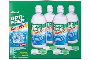Opti-Free Replenish kontaktlins-vårdmedel, systempaket, 4 x 300 ml