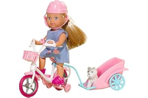 SMOBY Simba - Evi Love - Tour de vélo - Poupée + vélo + Chien + chariotte + Casque - 105730783X12