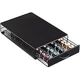 Navaris Cassetto Porta Capsule caffè 40x pz - Contenitore Compatibile con Nespresso Lavazza Bialetti - Portacialde Macchina E