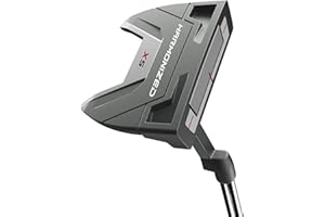 Wilson Harmonized X5 Putter, Made from Microinjected Polymer, Provides a Precision Roll, Features a Seam Grip, Colour: Grey/White/Red, Size: 34"