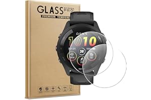 AOKUMA Protector de Pantalla para Garmin Forerunner 265, [2 Unidades] Cristal Templado para Garmin Forerunner 265 Fácil Instalación, Sin Burbujas, Alta Definicion, 9H Dureza, Anti-Arañazos