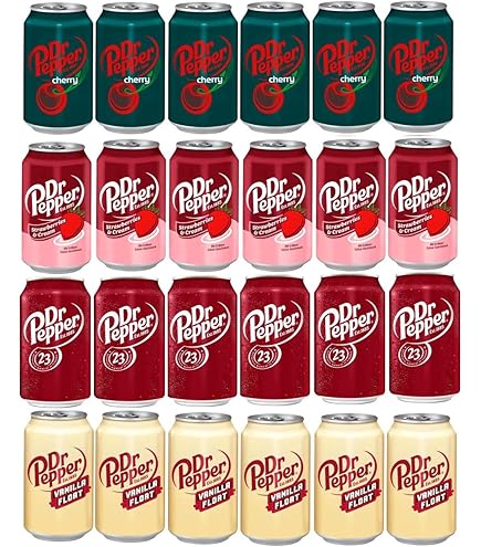 Dr Pepper Cherry Soda Cans (355ml) 12 Pack - JSW Distro