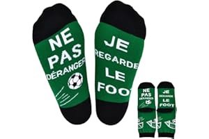 cheap4uk Chaussettes Humour Homme 39-46 Rigolote Idee Cadeau Homme Original Utile Cadeau Noël Anniversaire Papa Grand Mari Garçon Rigolo Son