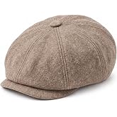 8 Par&ccedil;a Erkek Kasket Peaky Blinders Newsboy Wool Cap Ivy Ascot