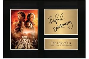 GENERIC The Last of us TV Show Pedro Pascal & Bella Ramsey Autograph Signed A4 Printed Autograph Photo Reproduction Print Picture Display No132