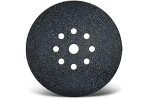MENZER Black discos abrasivos con cierre adhesivo, 225 mm, 9 agujeros, p. Lijadoras de pared (10 pz.) G16