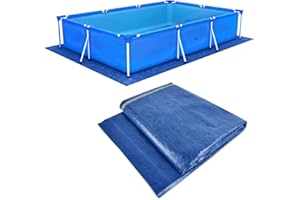 YIZHIXIANGQ Tapis de Sol Piscine 300 x 200 cm, Convient aux Piscines Rectangulaires, Piscines Gonflables, Piscines pour Enfants, Protection Étanche, Protégez Le Fond de Votre Piscine