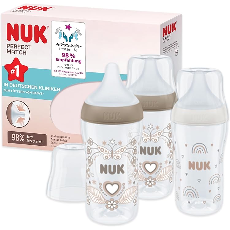 NUK Thermo Express Plus Flaschenwärmer + First Choice+ Flaschen Set - Erwärmt In 90 Sekunden