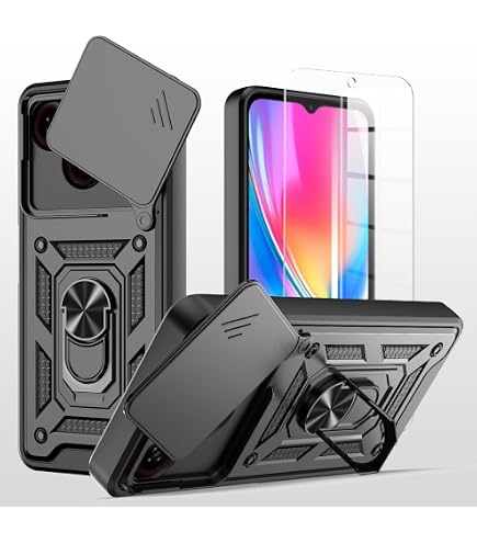 Hülle Mit Panzerglas Für ZTE Blade A35E - Stoßfeste Silikonhülle & Schutzfolie | TPU Material, Präzise Schnitte