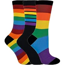 3er Pack Regenbogen Einhorn Socken Für Kinder – Bunt, Aus Baumwolle