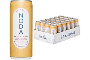 ‎NODA NODA Discovery Pack · BIO · Sparkling water with organic pressed fruit Clean label · Naturally low calorie (Mango Passion Fruit)