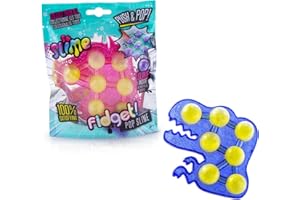 Canal Toys - Pop It Anti-Stress Fidget Pop Slime - Jouet Sensoriel A Presser avec Slime - dès 6 Ans - SSC 189 Multicouleurs