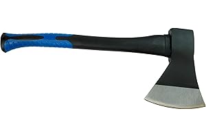 GEKO POKM Toolsmarket GmbH Profi Axt Beil 1000 g Spaltaxt mit Fiberglas Stiel 45 cm Holzaxt Forstaxt Spaltbeil G222