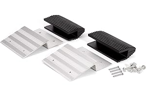 AFA TOOLING APPROVED FOR AUTOMOTIVE AFA Tooling Truck and Trailer Loading Ramp Kit | Quickly Create a Wide Ramp with 2 x 8 Lumber: Just Attach Aluminum Brackets and Rubber Feet | Load Your Lawn Mower, 4-Wheeler, ATV, and More with Ease