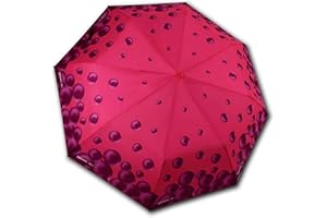 H.DUE.O by BARBARA VEE OMBRELLO MINI AUTOMATICO ANTIVENTO ULTRA BUBBLES CORALLO