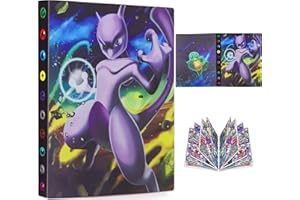 Egmelos Sammelkarten Album, Sammelalbum mit niedlichem Cartoon-Muster, Sammelalbum Album Kompatibel Diverse Karten, Karten Album Buch umfasst 30 Seiten und fasst bis zu 240 Karten