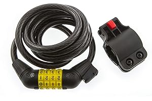 Sterling 201137 Cavo BLOCCAGGIO Combi 1X150CM 101C, Nero, 10mm x 1.5m Bike Lock