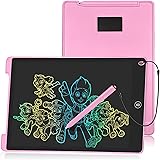 HOMESTEC Tavoletta Grafica LCD 12 Pollici Display Colorato Tavolo da Disegno Cancellabile (Rosa)