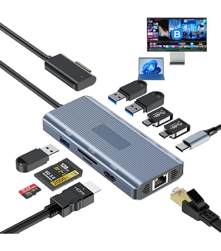 Surface Dock, Microsoft Surface Docking Station, Surface Triple