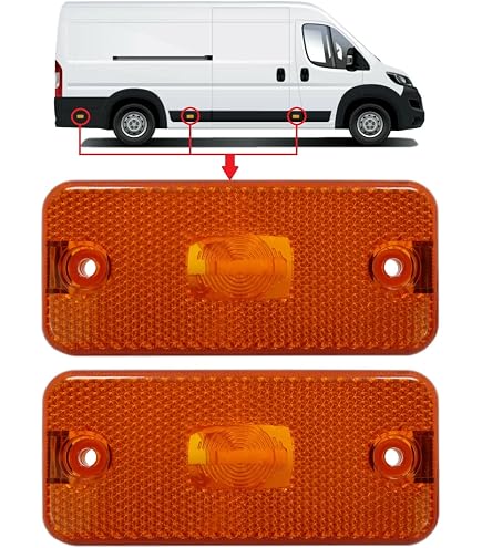 Wing Mirror Indicator Lens For Peugeot Boxer, Citroen Relay, Fiat Ducato - Left Side, Amber Lens, Part 6325.H1 4 thumbnail image