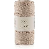 1.5 Mm - 100 gr Polyester Makrome Ipi 150 M Polyester Makrome Ip Supla Ip Ve &Ccedil;anta Ipliği (S&uuml;tl&uuml; Kahve)