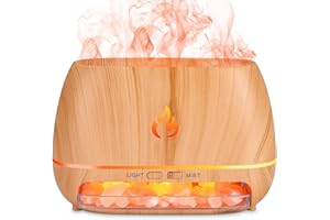 Nuxory Difusor de Aceites Esenciales, 250ml 7 Colores Humidificador Y Difusor De Aromas, Humidificador Aceites Esenciales para Hogar Dormitorio Oficina Silencioso Apagado Automático