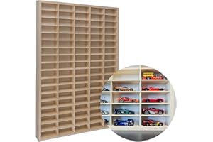 Kruzzel vitrine de collection 21997 en bois (90 compartiments)