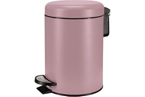 Kleine Wolke 8058431858 Edelstahl/PP Kosmetikeimer One mit Tragegriff, Rouge, 3L Kapazität