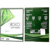 A4 Paper Boxes Roco Roco Copy Paper, A4, 80 Gsm, 500 Sheets, White, 0375RCA4 : Buy Online ...