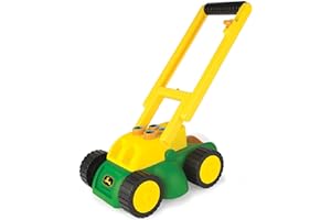 John Deere Tondeuse à Gazon électronique 35060, Jouet pour Enfants, Vert, 37,5 x 16 x 20,3 cm