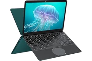 AMITA 11" 2-in-1 Touchscreen Rosa Laptop, N100 Quad-Core Prozessor, 16GB RAM 512GB SSD, Gesichtserkennung, FHD IPS, 360° Klappbar (Grün, 32GB RAM | 1TB SSD)