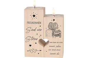 LUCKYYDS Freundinnen Sind Wie Sterne - Geschenke Für Freundin - Beste Freundin Geschenke，Freundschaft Geschenke Für Frauen，Geburtstagsgeschenk Für Freundin（Freundinnen Geschenk）