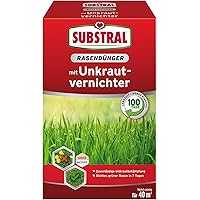 Substral 8229 Rasendünger mit Unkrautvernichter für 40 m², 0,8 kg