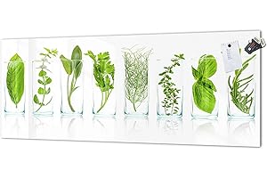 Concept Crystal Salpicadero de Vidrio Templado con Impresiones artísticas - salpicadero de Vidrio de Pared Revestido de Acero MBBS04C