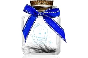 KINTSUKUROI First Haircut Keepsake, Baby First Curl Keepsake Box for Memory Box for Keepsakes Holder, Hair Keepsake for Christening, Baby Shower Birthday Gift, Keep The Childhood Memory (Boy)