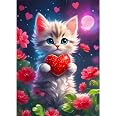 NAIMOER Diamond Painting Kit per Adulti Completo Stivali, 5D Diamantini Crystal Art Bambini, Fiori Pittura Diamante Fai da Te, Strass Ricamo a Punto Croce 30x40cm