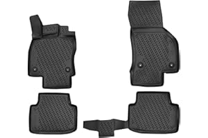 ‎WALSER Walser XTR Gummi Fussmatten Auto für VW Passat (B8) 08/2014-2023, 100% passgenaue Auto Fußmatten, robuste Universal Fußmatte Auto, Gummimatten Auto, Auto Fussmatten Gummi, Auto Gummimatten