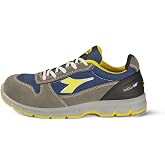 UTILITY DIADORA Zapato Trabajo Run Text Low S1P SRC ESD Gris Castillo Azul