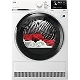 AEG Clothes Dryer with Heat Pump, TR818A4OB, 8 kg | OkoFlow filter, Woolmark Blue certified, White LED display, Black door an