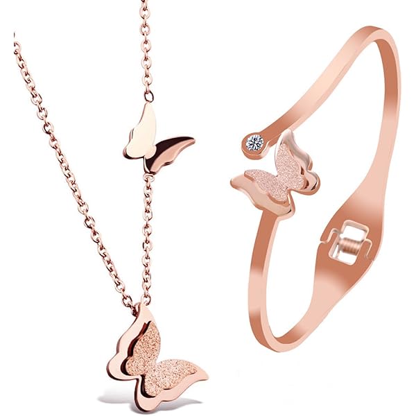 Kim Johanson &apos Acier Inoxydable Couple Bijoux Set