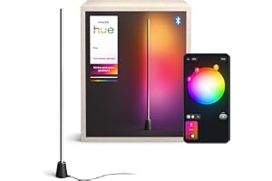Hue Play Golvlampa, RGBWWIC LED, 122 cm, White Ambiance, Gradienter i Flera Färger, Smart Ljus, Alexa, Google Home, Apple Home, TV-synk Kräver Hue Bridge och Sync Box (Båda Säljs Separat)